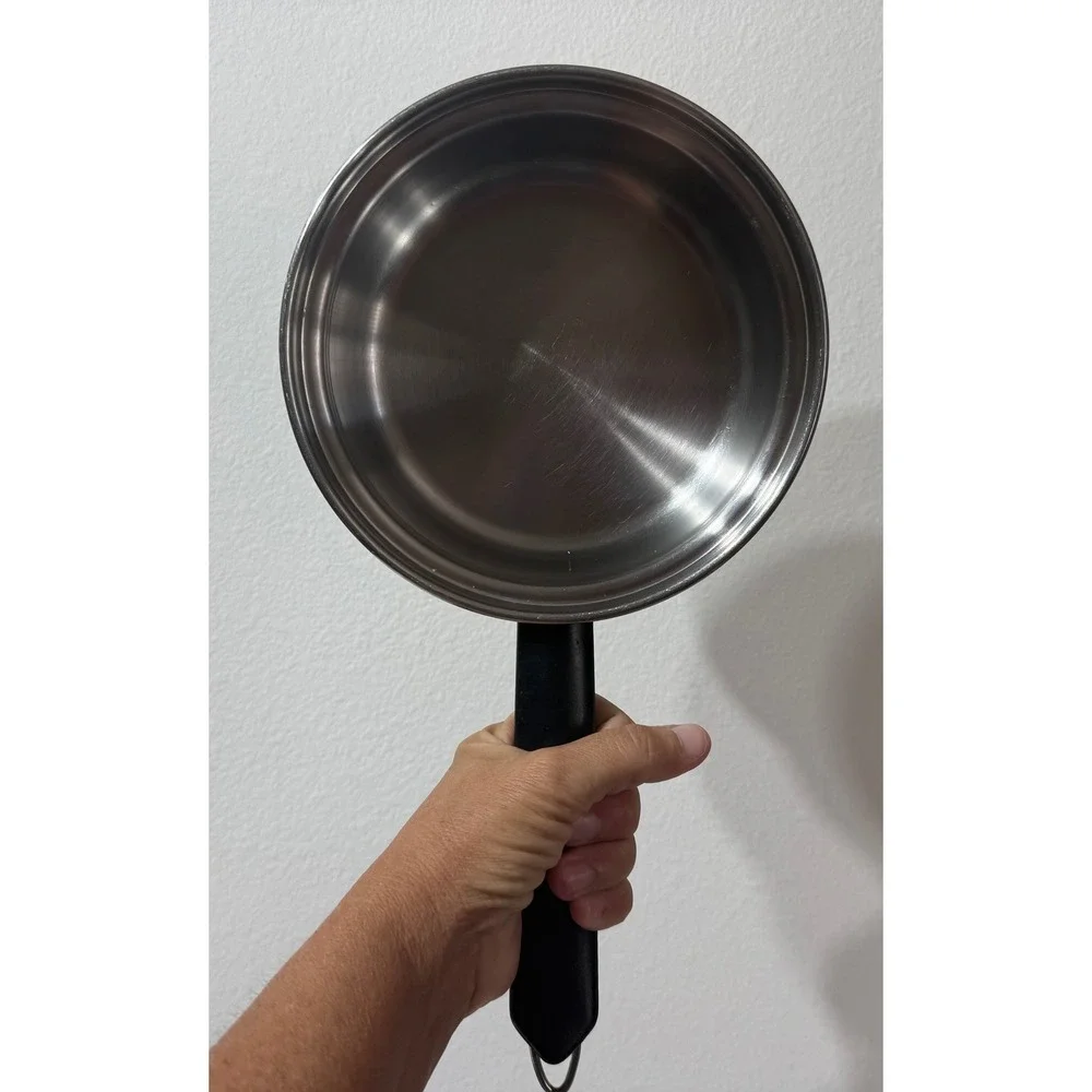 Amway Queen Multi-Ply 18/8 Stainless Steel Saucepan Pot Made in USA No Lid